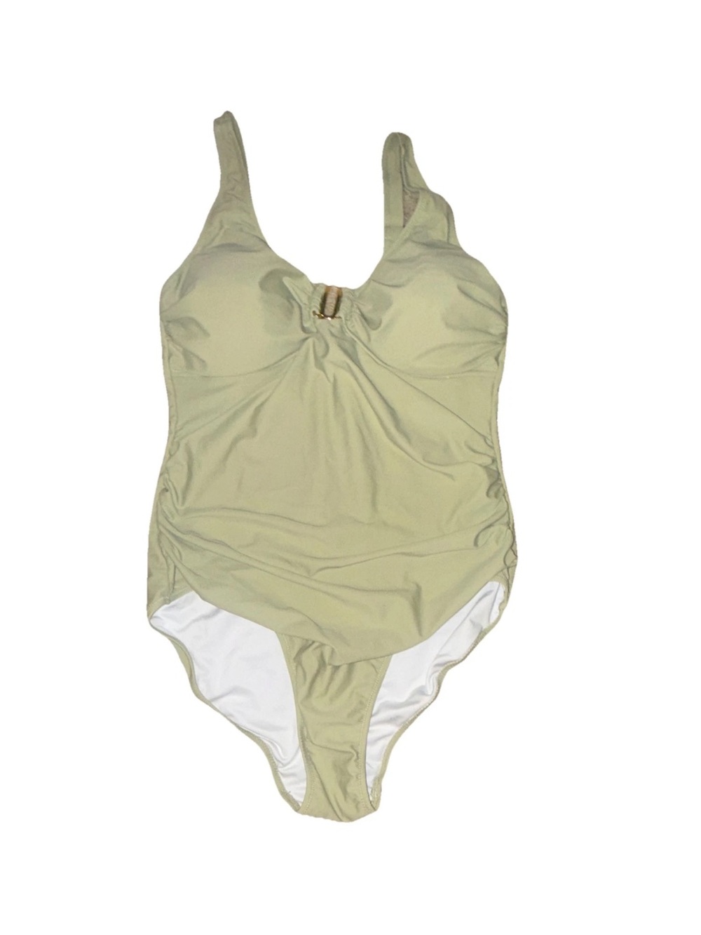 Women’s One-Piece Swimsuit in Light Olive